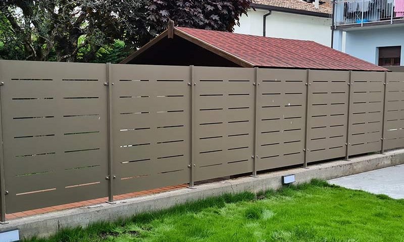 cmc recinzioni-cantiere Fontebuona San Giovanni Lupatoto (VR)-Recinzione modello mare