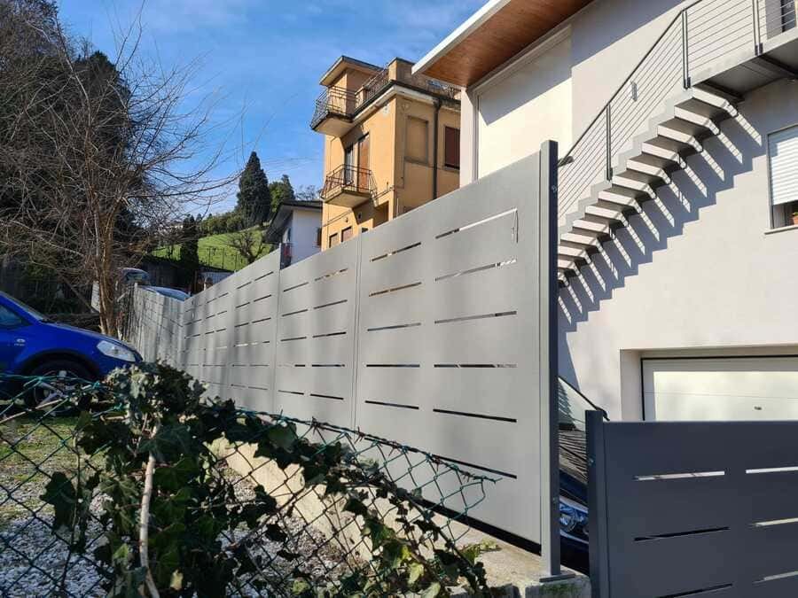 Cantiere Cavion (VI) <br/> Recinzione modello Mare e Parapetto Village