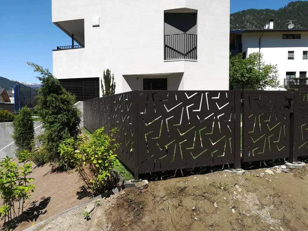 Cantiere Vipiteno <br/> Recinzione modello Alpi