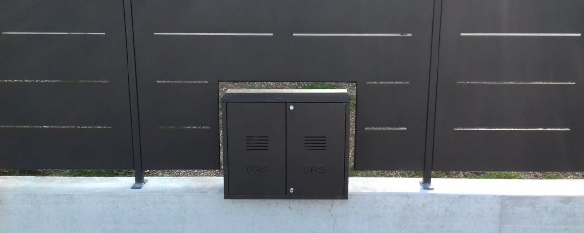 nicchia per gas ed elettricità recinzione verona cmc